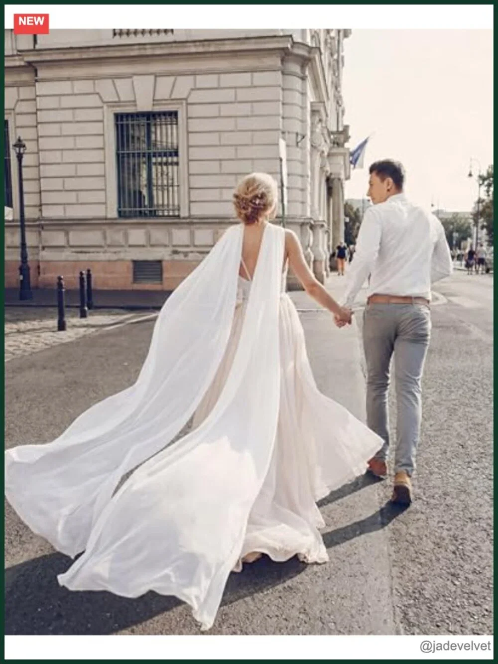 Bridal Chiffon Long Scarf Wedding Veil Wrap for Ceremony Evening Dress Portrait